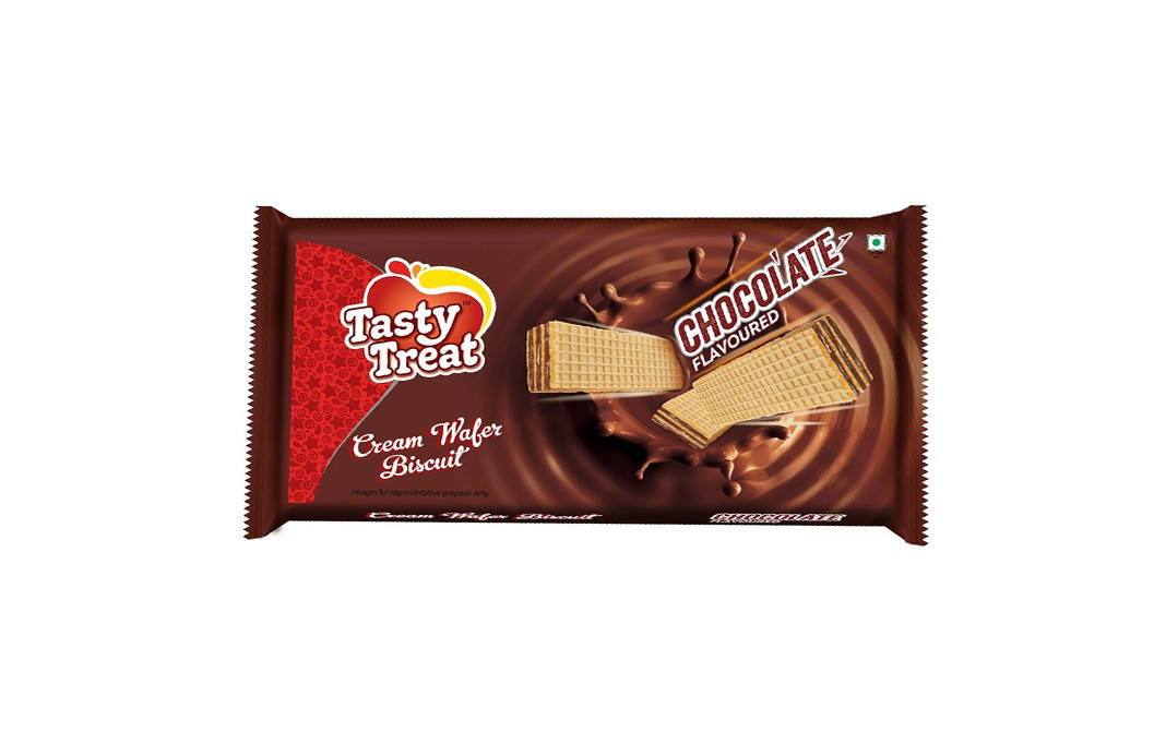 Tasty Treat Cream Wafer Biscuit Chocolate Flavoured Reviews